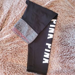 VS PINK leggings small reversible capri